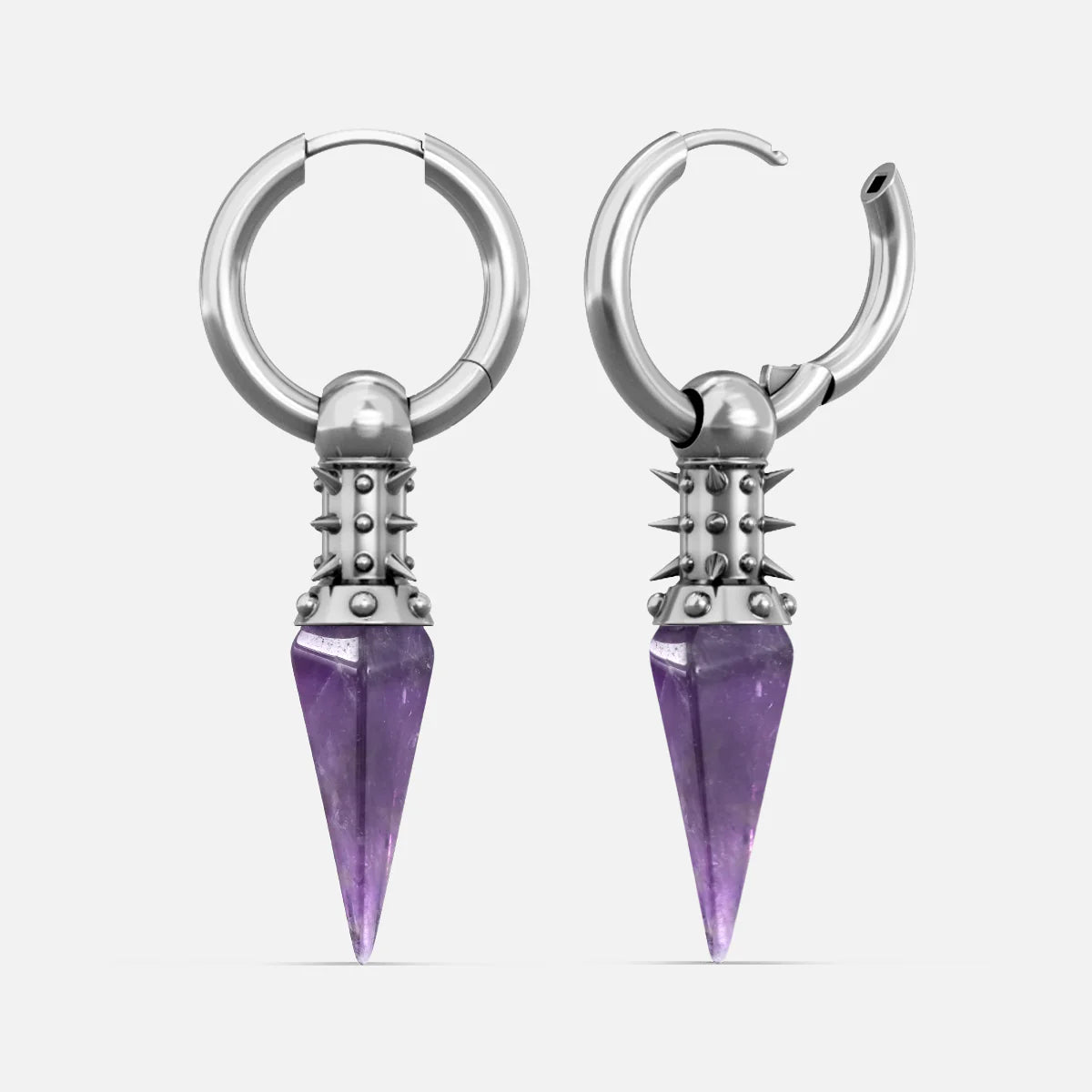 RIVET PRISM EARRINGS