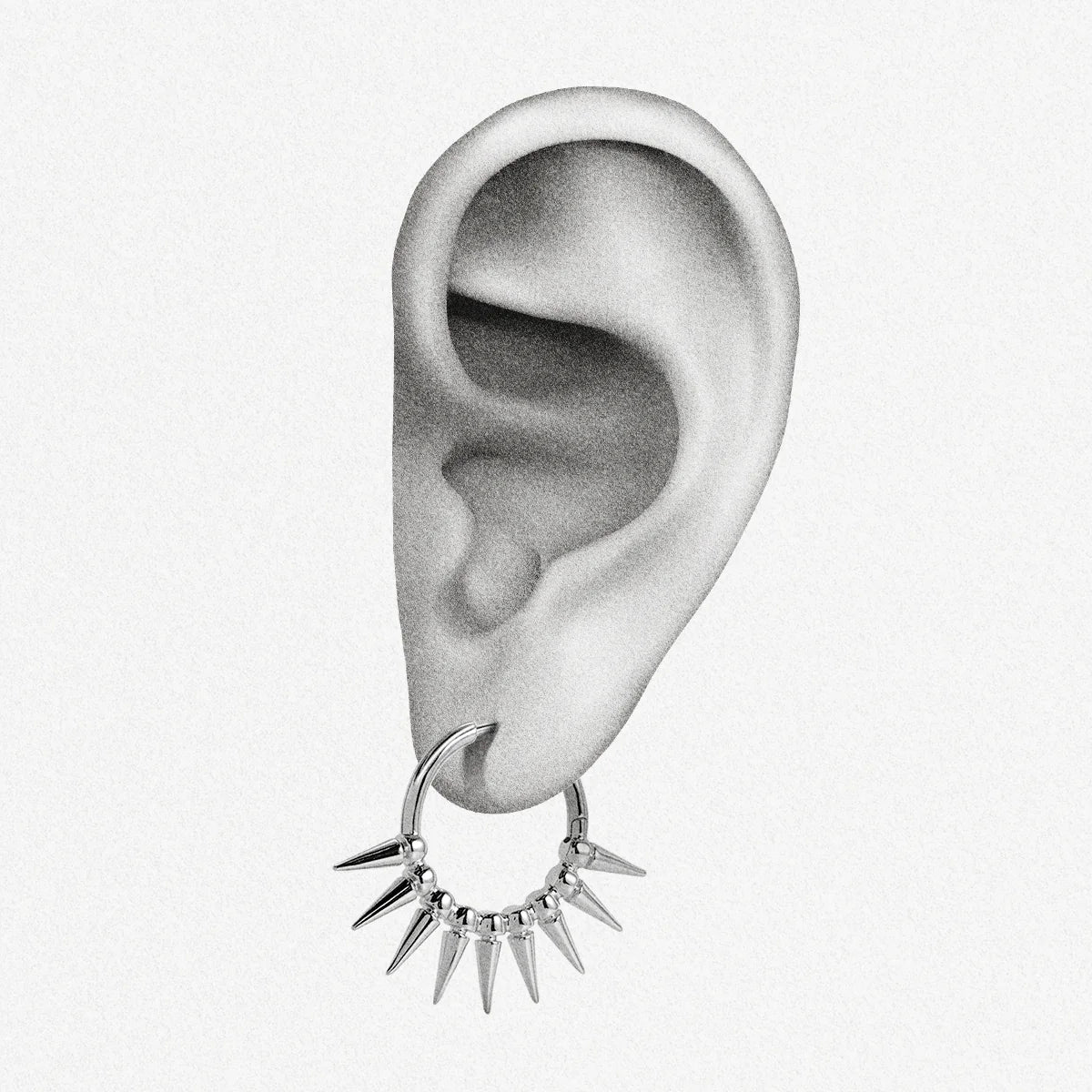 SPIKE CROWN EARRINGS