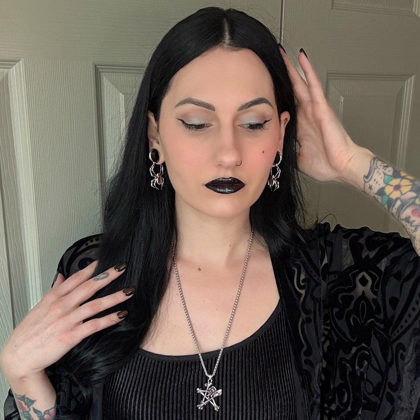SHADOW SPIDER EARRINGS